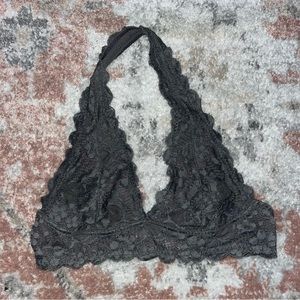 Free people lace halter bralette
